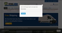 Desktop Screenshot of hydra-aqua.com
